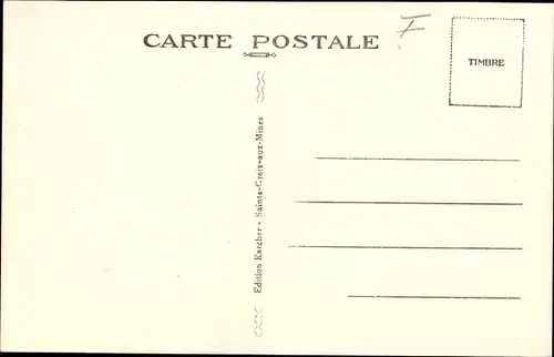 Ak Sainte Croix aux Mines Heiligkreuz Elsass Haut Rhin, Vallee de Saine Marie aux Mines
