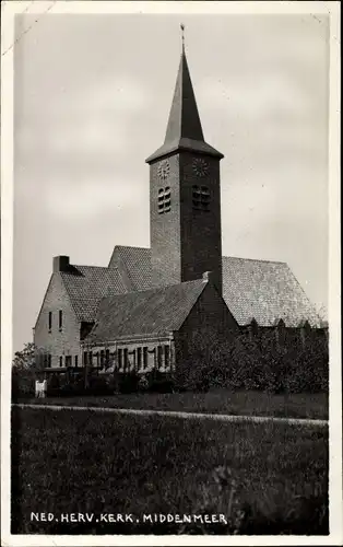 Foto Ak Middenmeer Nordholland Niederlande, Ned Herv Kerk