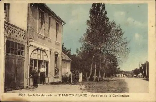 Ak Tharon Plage Loire Atlantique, La Côte de Jade, Avenue de la Convention