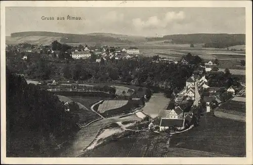 Ak Rimov in Südböhmen Tschechien, Fliegeraufnahme von der Ortschaft