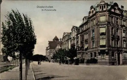 Ak Thionville Diedenhofen Lothringen Moselle, St. Peterstraße