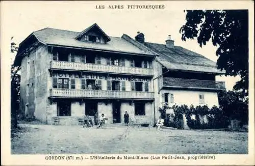 Ak Cordon Haute Savoie, L'Hôtellerie du Mont Blanc, Propr. Luc Petit Jean