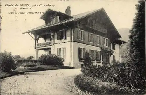Ak Chambéry Savoie, Châlet de Bisy, Ansicht einer Villa