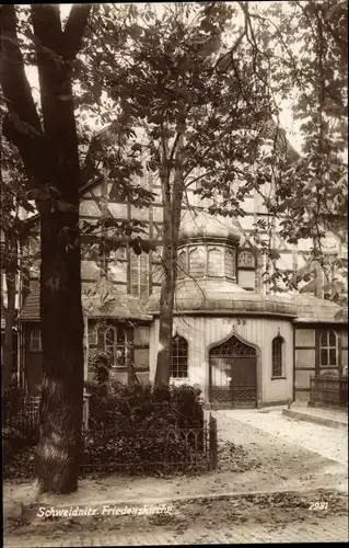 Ak Świdnica Schweidnitz Schlesien, Friedenskirche, Kosciol