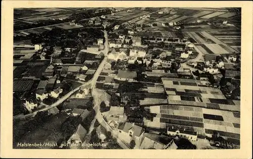 Ak Halstenbek Schleswig Holstein, Vogelschau