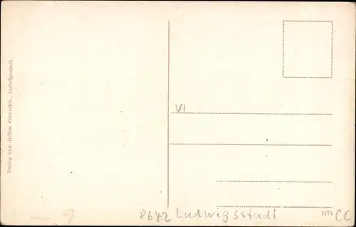 Ak Lauenstein Ludwigsstadt in Oberfranken, Blick zur Burg mit Ortschaft, Fränk. Thüring. Grenzwarte