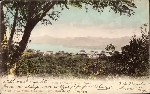 Ak Suva Fidschi, View across Harbour
