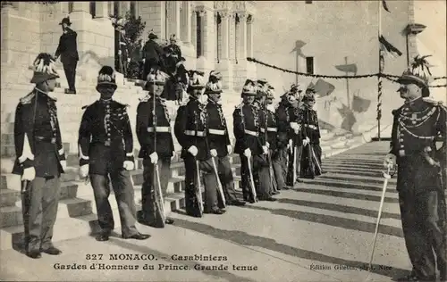 Ak Monaco, Carabiniers, Garde d'Honneur du Prince, Grande Tenue, Ehrengarde