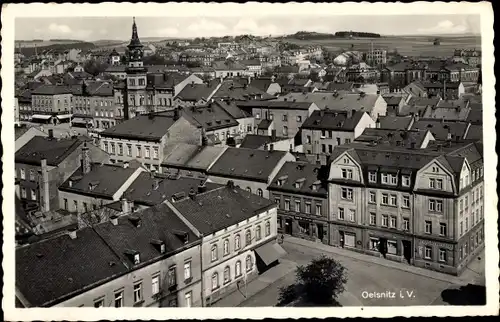 Ak Oelsnitz im Vogtland, Totalansicht der Ortschaft