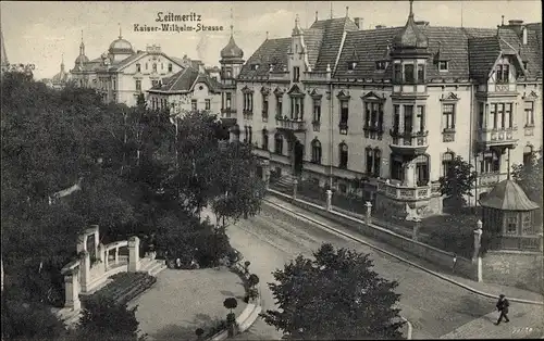 Ak Litoměřice Leitmeritz Region Aussig, Kaiser Wilhelm Straße