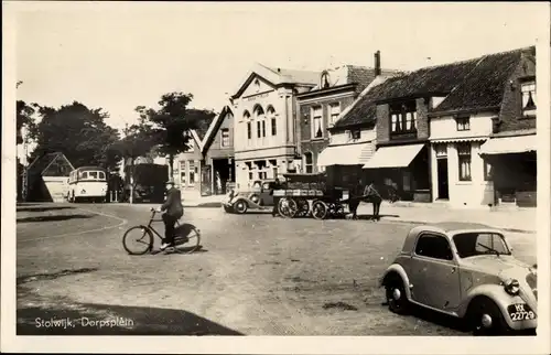 Ak Stolwijk Südholland, Dorpsplein