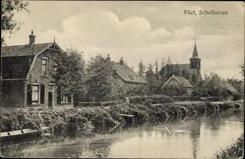 Ak Schelluinen Giessenlanden Südholland, Vliet, Kerk