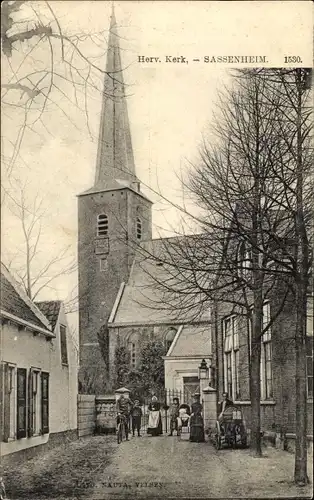Ak Sassenheim Südholland, Herv. Kerk