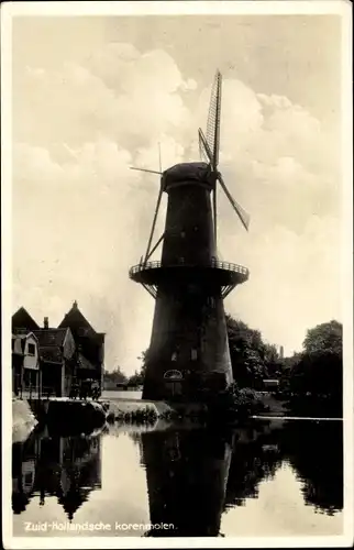 Ak Schiedam Südholland Niederlande, Zuid Hollandsche korenmolen