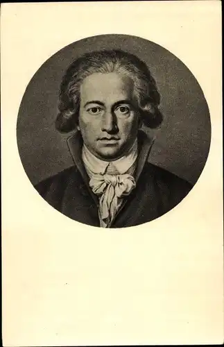 Künstler Ak Lips, Joh. Heinr., Schriftsteller Johann Wolfgang von Goethe, Portrait