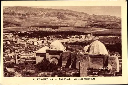 Ak Fès Fez Marokko, Bab Ftouh, Les sept Marabouts