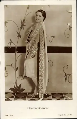 Ak Schauspielerin Norma Shearer, Portraits, Ross Verlag 3927/2
