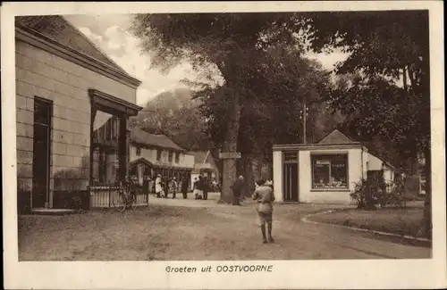 Ak Oostvoorne aan Zee Südholland, Straßenpartie