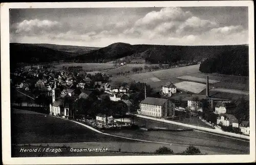 Ak Herold Thum im Erzgebirge Sachsen, Gesamtansicht