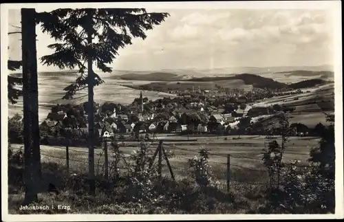 Ak Jahnsbach Thum im Erzgebirge, Panorama