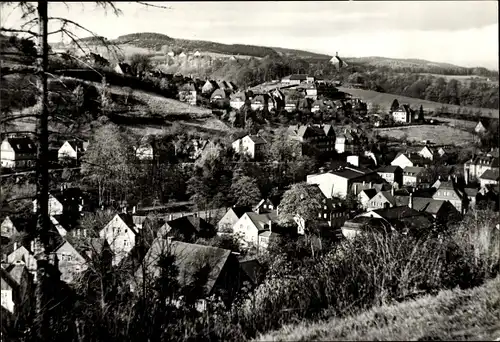 Ak Wildenau Schwarzenberg im Erzgebirge Sachsen, Brückenberg, Panorama