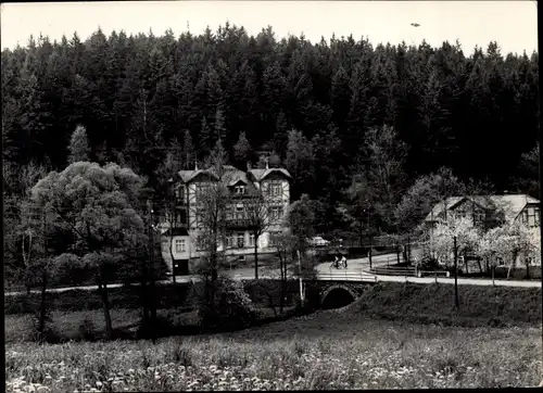 Ak Schwarzenberg im Erzgebirge Sachsen, HO Gaststätte St. Katharina