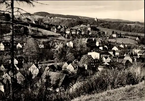 Ak Wildenau Schwarzenberg im Erzgebirge Sachsen, Brückenberg, Panorama