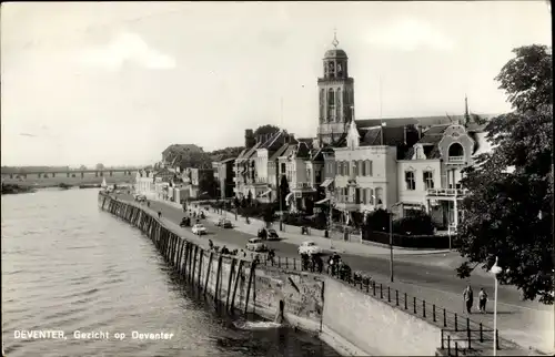 Ak Deventer Overijssel Niederlande, Stadtansicht