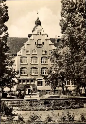 Ak Gröba Riesa an der Elbe Sachsen, Friedrich-Engels-Oberschule