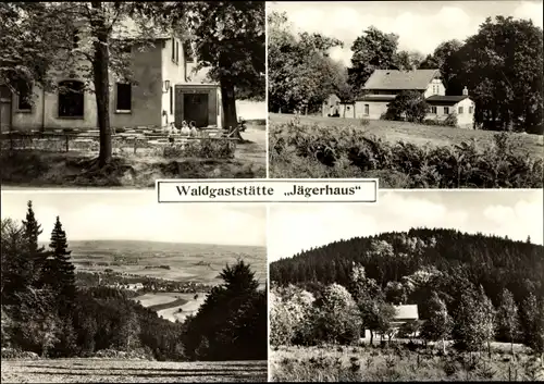 Ak Wilthen in der Oberlausitz,  Waldgaststätte Jägerhaus, Panorama