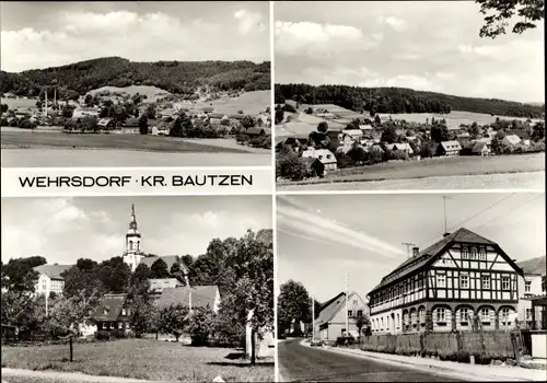 Ak Wehrsdorf Sohland an der Spree in Sachsen, Ortsansicht, Fachwerkhaus