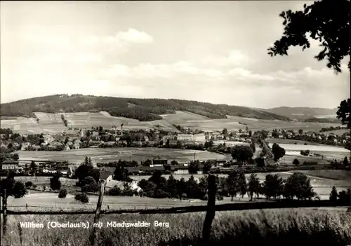 Ak Wilthen in Sachsen, Gesamtansicht, Mönchswalder Berg