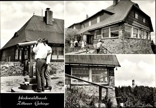 Ak Oybin in Sachsen, Hochwaldbaude, Zittauer Gebirge