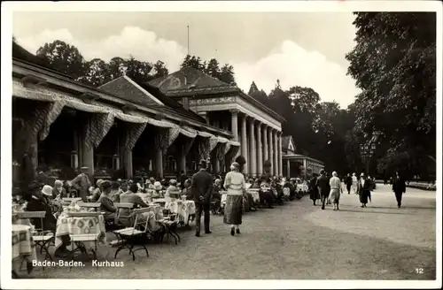 Ak Baden Baden am Schwarzwald, Kurhaus