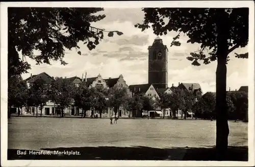 Ak Bad Hersfeld Hessen, Marktplatz