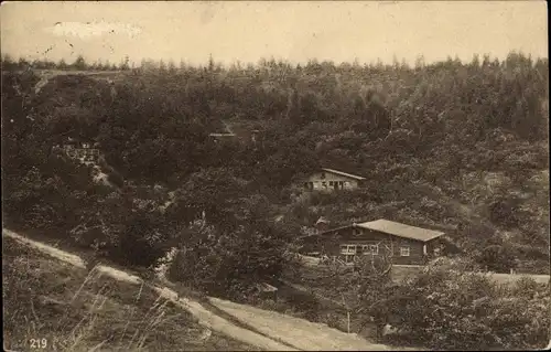 Ak Deutsche Feldpost, 33. Reserve Div., Häuser in Lothringen?