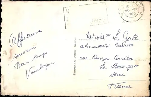 Ak Oostende Ostende Westflandern, Repos sur la Plage