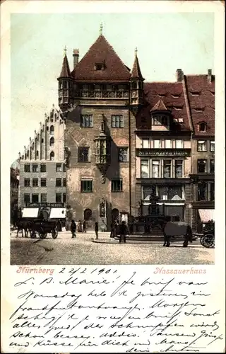 Ak Nürnberg in Mittelfranken, Nassauerhaus