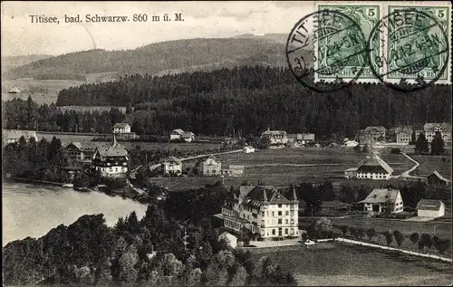 Ak Titisee Neustadt im Breisgau Hochschwarzwald, Panorama