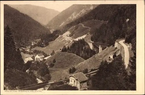 Ak Breitnau im Schwarzwald, Höllental, Höllsteig, Hofgut Sternen