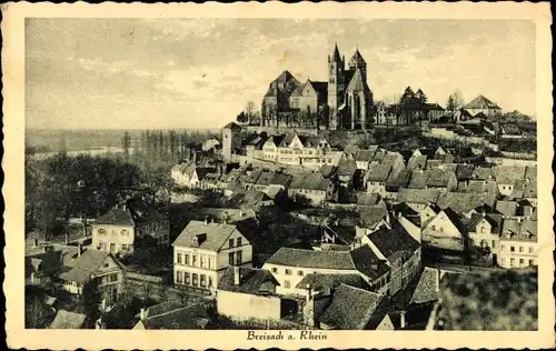 Ak Breisach am Oberrhein Schwarzwald, Gesamtansicht des Ortes