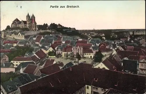 Ak Breisach am Oberrhein, Ortspartie