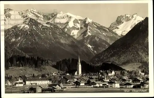 Ak Oberstdorf im Oberallgäu, Ortsansicht