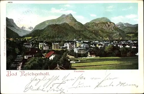 Ak Bad Reichenhall in Oberbayern, Panorama