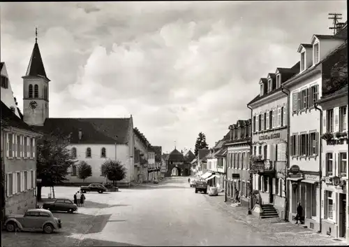 Ak Sulzburg im Markgräflerland Baden Schwarzwald, Straßenansicht