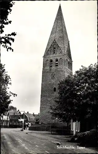 Ak Schildwolde Groningen, Toren