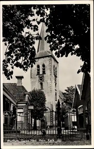 Ak Warffum Groningen Niederlande, Toren Ned. Herv. Kerk