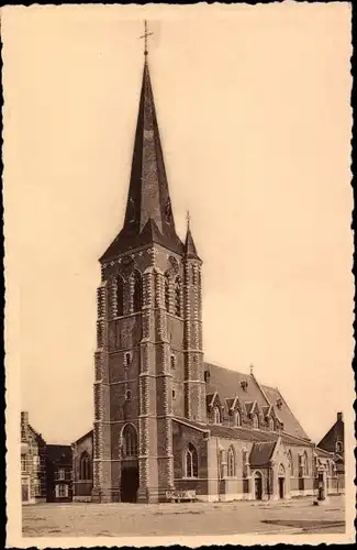 Ak Tessenderloo Tessenderlo Flandern Limburg, Toren en kerk