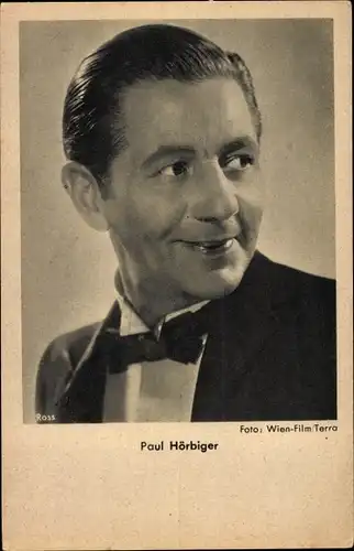 Ak Schauspieler Paul Hörbiger, Portrait