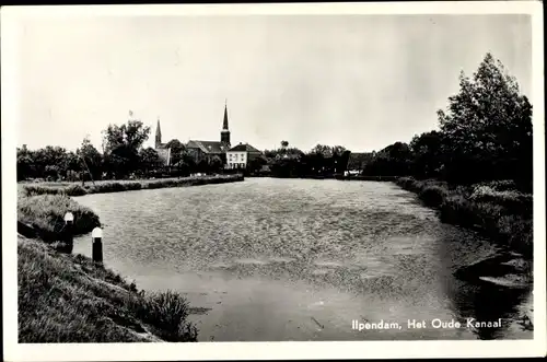 Ak Ilpendam Waterland Nordholland Niederlande, Het Oude Kanaal